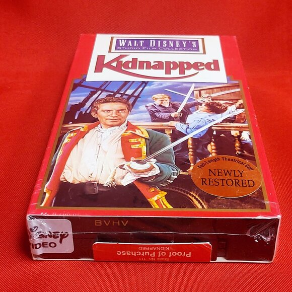 Kidnapped Walt Disneys Studio VHS 1997 New Sealed - Picture 3 of 8